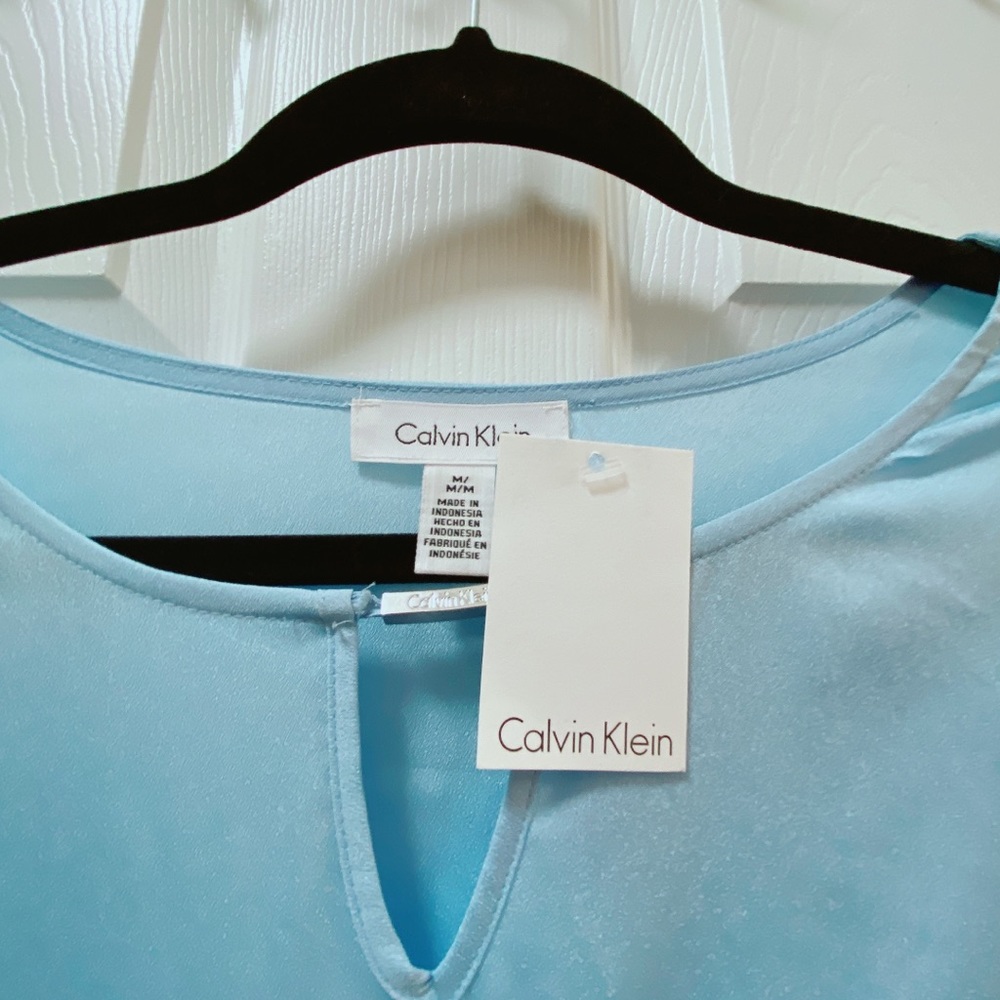 Calvin Klein Baby Light Blue Top